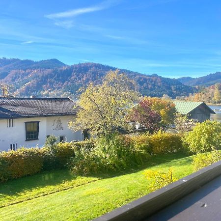 Feines Studio direkt am See mit Traumpanorama Schliersee Exterior foto