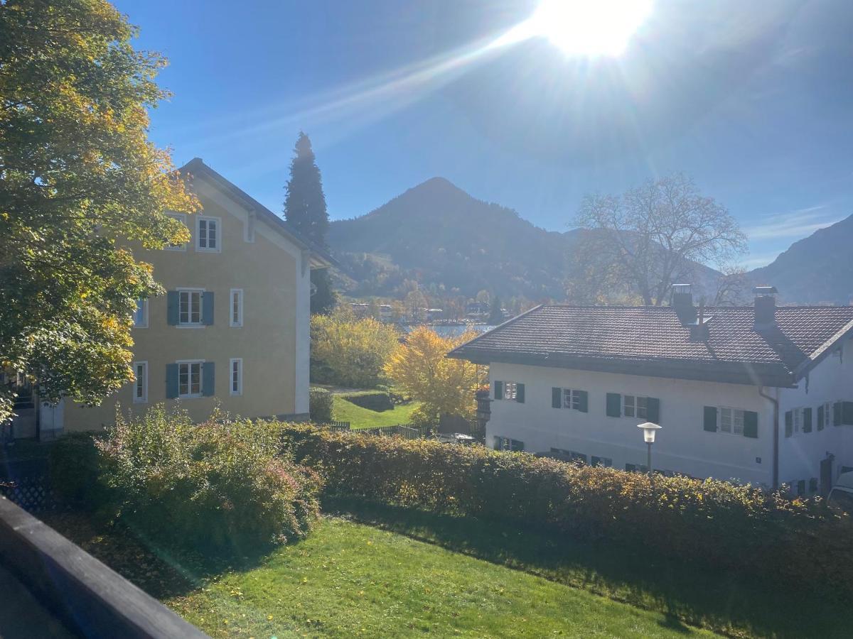 Feines Studio direkt am See mit Traumpanorama Schliersee Exterior foto